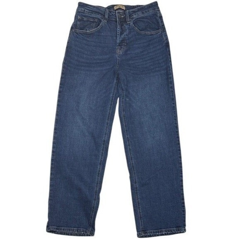 Gilded Age‎ Mens Size 27 Dark Wash Straight Leg Button Fly Denim Jeans Blue